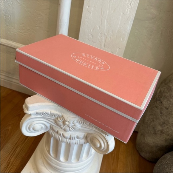 LoveShackFancy x Stubbs & Wootton Rose Bow Slipper – Fuchsia Pink Velvet. EUC - Picture 11 of 14